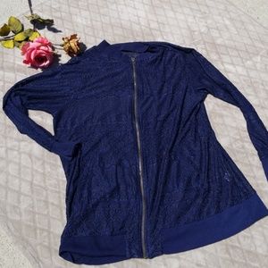Living Doll Lace Zip Jacket